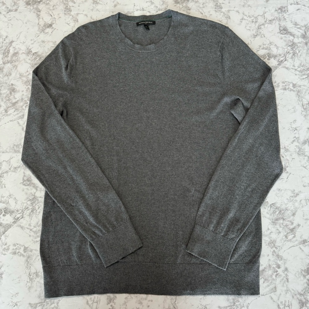 Banana Republic Men’s Gray Long Sleeve Sweater SZ Xl